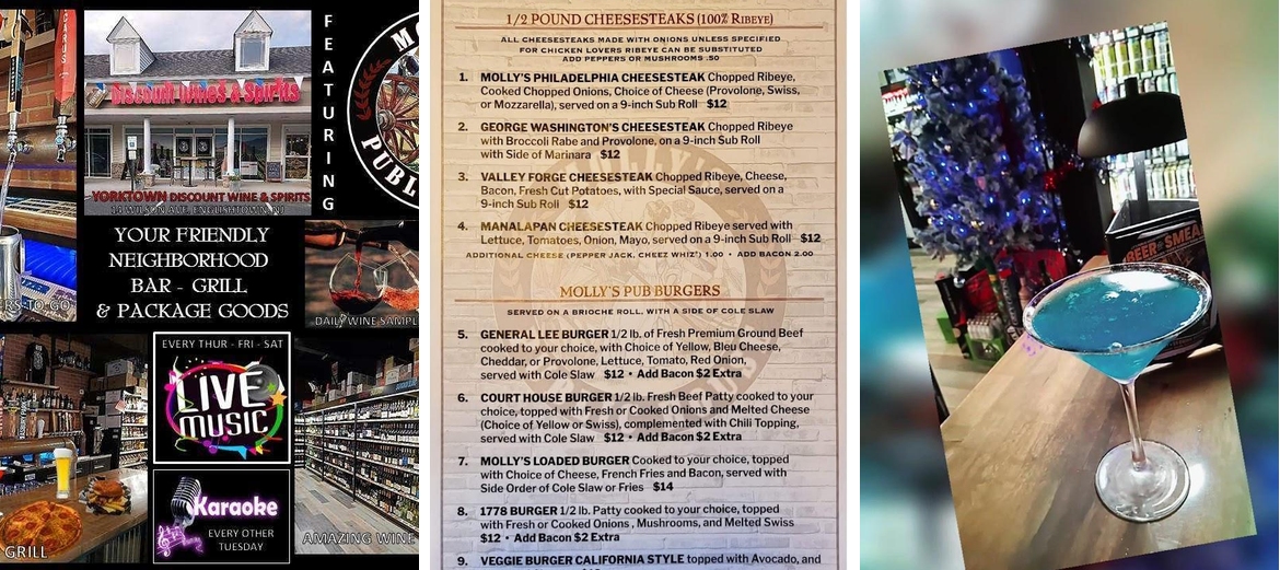 Molly's Public House Menu