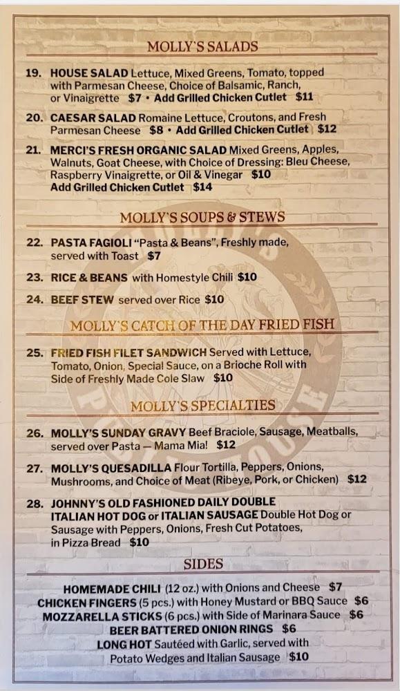Molly's Public House Menu image 2